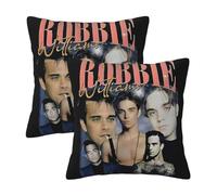 Robbie Singer Williams Pillowcase With Print, Soft All-Season Throw Pillow Cover For Home Decor And Fans Gift.