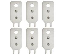 Robby's Cloud Dispenser Key Replacement - 6 Pack Silver Metal Key for Rubbermaid Autofoam Dispensers & Sensor Cover on Autoclean & AutoFlush Tanks