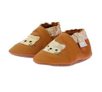 Robeez Boy's Girl's Graphic Lady Slipper, Camel, 3/3.5 UK Child