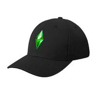 ROBEIUO Black Men's Baseball Cap The Sims 4 Plumbob Party Hat Rugby Elegant