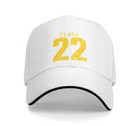 ROBEIUO Men's Cap Caitlin Clark Yellow Distressed Jersey Number 22 A Baseball Cap Hat
