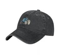 ROBEIUO Retro Distressed Baseball Cap Super Major Last of The Fordson Tractors Cowboy Hat Sun hat Golf Cap Ball Cap Women's Golf Wear Men's Black