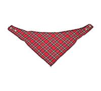 Robelli 45cm Tartan Dog Bandana Collar - Red