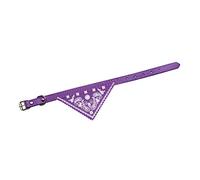 Robelli Adjustable Paisley Pattern Cat Bandana Collar (Purple)