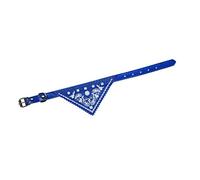 Robelli Adjustable Paisley Pattern Cat Bandana Collar (Royal Blue)