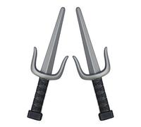 Robelli Fancy Dress Anonymous Turtle Ninja Plastic Prop Sai - Pack of 2