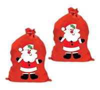Robelli Festive Felt Christmas Santa Sack - Red