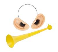 Giant Fancy Dress Ears Headband, Vest & Horn Set