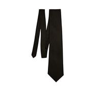 Robelli Men's Smart Slim/Skinny 2" Black Satin Funeral Tie