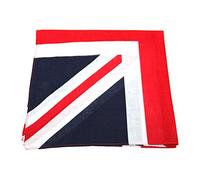 Robelli Men's/Women's Bandana Head or Neck Scarves Paisley Pattern 100% Cotton - Union Jack