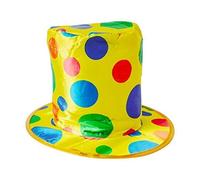 Robelli Multicolour Oversize Yellow Polka Dot Clown Top Hat