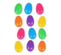 Robelli Multicolour Plastic Filler Eggs for Easter Egg Hunt (12)