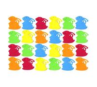 Robelli Pack of 24 Felt Easter Bunny Rabbits - Arts & Craft Easter Bonnet Decoration