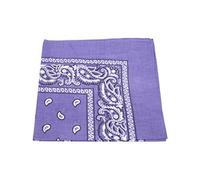 Robelli Paisley Pattern 100% Cotton Bandana for Pet Dogs (Purple)
