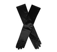 Robelli Polyester Elbow Length Gloves - Black