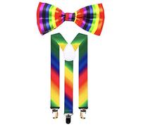 Robelli Rainbow Braces & Bow Tie