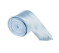 Robelli Slim Satin Plain Men's/Boys Tie (Baby Blue)