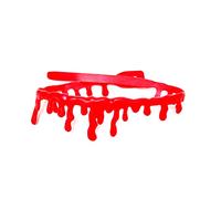 Robelli Soft Plastic Rubber Fancy Dress Halloween Vampire/Witch/Goth/Punk/Emo/Cosplay Blood Drip Bloody Necklace Choker Costume Accessory
