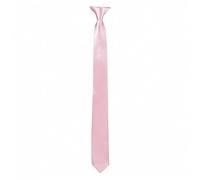 Robelli Stylish & Safe Clip On Clasp Skinny 2" Tie - UK SELLER (Dusty Pink)
