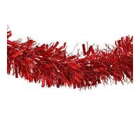 Robelli Thick Deluxe Luxury Metallic Christmas Tree Tinsel Decoration - 2 meters (1, Red)