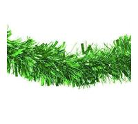 Robelli Thick Deluxe Luxury Metallic Christmas Tree Tinsel Decoration - 2 meters (2, Green)