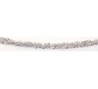 Robelli Thin Deluxe Luxury Metallic Christmas Tree Tinsel Decoration - 2 meters (1, Silver)