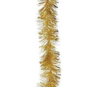 Robelli Thin Deluxe Luxury Metallic Christmas Tree Tinsel Decoration - 2 meters (2, Gold)