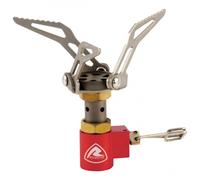 Robens - Fire Midge Stove Titanium - Gas stove size 8,5 x 6,8 cm, red/black
