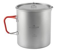 Robens Ultralight Titanium Forge Duo Pot UL 1.3L Cookset Mug Pot with Lid