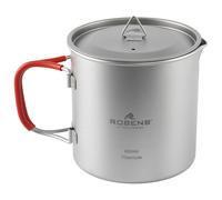 Robens Ultralight Titanium Forge Solo 650ml Pot UL Cookset Mug Pot with Lid
