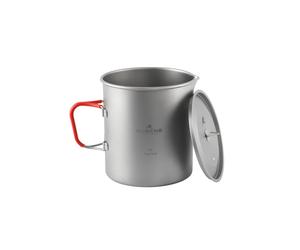 Robens Ultralight Titanium Forge Duo Pot UL 1.3L Cookset Mug Pot with Lid