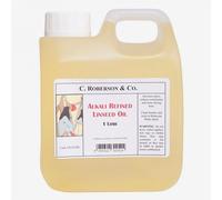 Roberson : Alkali Refined Linseed Oil : 1 Litre