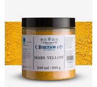 Roberson : Dry Pigment : Mars Yellow PY42 : 250ml (100g) : Series 1