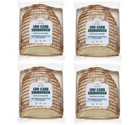 ROBERT ANDREW 4-Pack Low Carb Sourdough White Bread | 5.7g Carbs 7g Protein 82Kcal | High Protein Low Calorie Low Sugar Half Bloomer | Keto Diet | Diabetic Food | Freezer Friendly | 4x 350g
