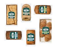 ROBERT ANDREW Keto Starter Bundle | Low Carb High Protein High Fibre | Bread, Rolls, Bagels, Croissants & Pizza Triangles | Freshly Baked | Keto Diet