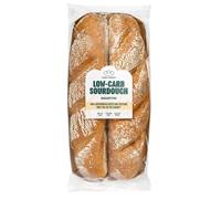 Robert Andrew Low Carb Sourdough Baguettes - 17g Carbs, 18.2g Protein, High Fibre Low Sugar Bread, Keto Friendly, Diabetic Food, Low Calorie Artisan Baguette, 219 calories - 2 x 160g