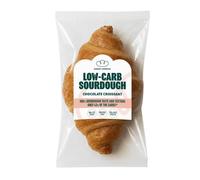 Robert Andrew Low Carb Sourdough Chocolate Croissant - 20.2g Carbs, 17.9g Protein, Low Sugar High Fibre Keto Snack, Diabetic Friendly Sweet Treat - 110g