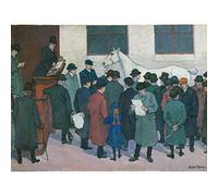 Robert Bevan Under The Hammer Large Art Print Poster Wall Decor Premium Mural