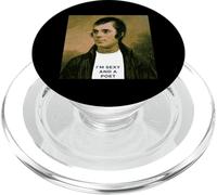 Robert Burns Funny Portrait PopSockets PopGrip for MagSafe