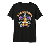 Robert Burns Night Scottish Poet Toasting Premium T-Shirt