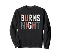 Robert Burns Night Scottish Stylish Tartan Typography Sweatshirt