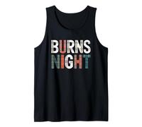 Robert Burns Night Scottish Stylish Tartan Typography Tank Top