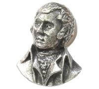 Robert Burns 'Rabbie' Lapel Pin Badge In Velvet Pouch Or Gift Box With Free Engraving 507