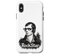 Robert Burns "RockStar" Poet Design Case for iPhone X/XS