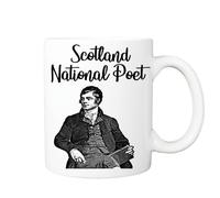Robert Burns Scotland National Poet - Burn Night Mug - Great Gift for Birthday, Christmas, Secret Santa, Easter or Poet Fan