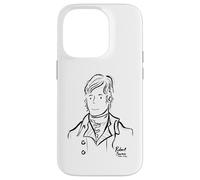 Robert Burns Scotland's National Poet Sketch Portrait Case for iPhone 14 Pro