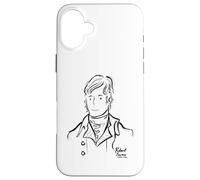 Robert Burns Scotland's National Poet Sketch Portrait Case for iPhone 16 Plus