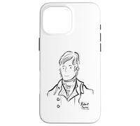 Robert Burns Scotland's National Poet Sketch Portrait Case for iPhone 16 Pro Max