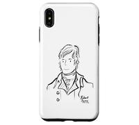 Robert Burns Scotland's National Poet Sketch Portrait Case for iPhone XS Max