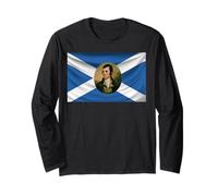 Robert Burns, Scotland's Poet . also known as Rabbie Burns. Long Sleeve T-Shirt